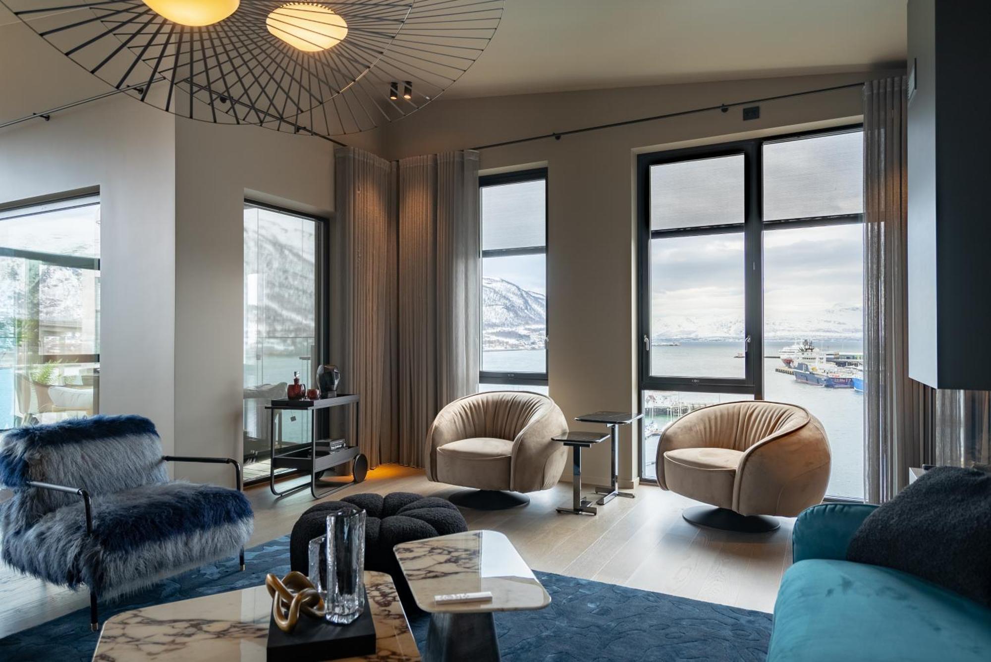 Appartement Vindlys Luxury Penthouse Tromsø
